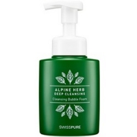 Swisspure Alpine Herb Deep Cleansing Bubble Foam - Очищающая пенка c дозатором с экстрактами альпийских трав, 250 мл