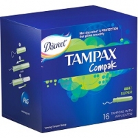 Фото Tampax Compak Super - Тампоны с аппликатором, 16 шт