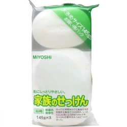 Фото Miyoshi - Туалетное мыло на основе натуральных компонентов, 145 г*3