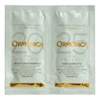 Ormonica - Мини-набор, органический шампунь и бальзам для ухода за волосами и кожей головы, 2*10 мл