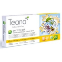 Teana - Экспресс-успокаивающая сыворотка, 10 ампул по 2 мл teana крио сыворотка для экспресс омоложения 10 ампул по 2 мл