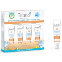 Teana - Сенсорный гель для кожи вокруг глаз, 4 тубы по 5 мл spa treatment увлажняющая маска для упругой прозрачной кожи has face mask 125