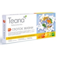 Teana - Сыворотка-Глоток жизни, 10 ампул по 2 мл teana крио сыворотка для экспресс омоложения 10 ампул по 2 мл