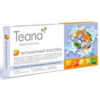 Teana - Сыворотка-Витаминный коктейль, 10 ампул по 2 мл teana концентрат антикупероз 10 2 мл