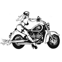 

Temptu Pro Transfer Biker Biker Chickie - Трансферная татуировка