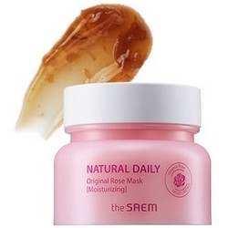 Фото The Saem Natural Daily Original Rose Mask - Маска для лица с лепестками роз, 100 г.