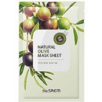 

The Saem Natural Olive Mask Sheet - Маска тканевая с экстрактом оливы, 21 мл