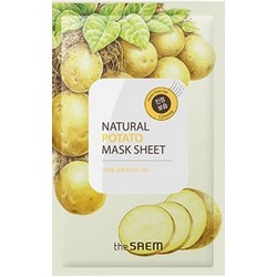 Фото The Saem Natural Potato Mask Sheet - Маска тканевая с экстрактом картофеля, 21 мл
