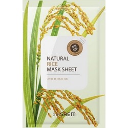 Фото The Saem Natural Rice Mask Sheet - Маска тканевая с экстрактом риса, 21 мл