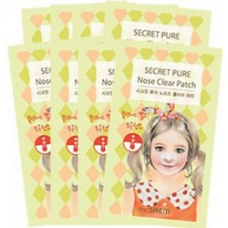Фото The Saem Secret Pure Nose Clear Patch Set - Набор пластырей против акне, 8 шт