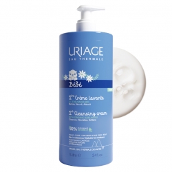 Фото Uriage 1ers Soins Bebe Creme Lavante - Очищающий пенящийся крем для детей и новорожденных, 1 л