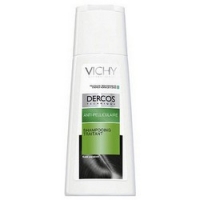 Vichy Dercos - Шампунь против перхоти регулирующий для жирной кожи головы, 200 мл сера и селен микроэлементы против рака