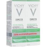 

Vichy Dercos - Набор, Шампунь против перхоти питательный для сухих волос, 2*200 мл