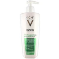 Vichy Dercos - Шампунь-уход против перхоти для жирной кожи головы, 390 мл inspira cosmetics интенсивный крем уход для кожи вокруг глаз 15 мл