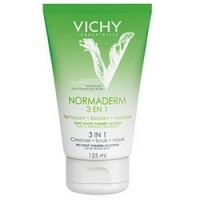 Vichy Normaderm - Глубокое очищение, 125 мл набор vichy normaderm probio сыворотка 30 мл крем 30 мл гель 50 мл флюид spf50 3 мл