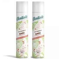 Batiste Dry Shampoo Bare - Сухой шампунь для волос Bare с цветочным ароматом, 2х200 мл