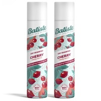 Batiste Dry Shampoo Cherry - Сухой шампунь для волос Cherry с ароматом вишни, 2х200 мл qtem набор для восстановления окрашенных и натуральных сухих волос