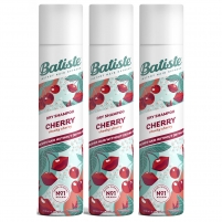 Фото Batiste Dry Shampoo Cherry - Сухой шампунь для волос Cherry с ароматом вишни, 3х200 мл