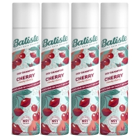 Batiste Dry Shampoo Cherry - Сухой шампунь для волос Cherry с ароматом вишни, 4х200 мл qtem набор для восстановления окрашенных и натуральных сухих волос