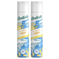 Batiste Dry Shampoo Fresh - Сухой шампунь для волос Fresh с ароматом свежести, 2х200 мл wild rose