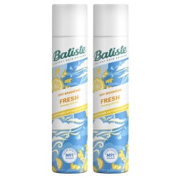 Фото Batiste Dry Shampoo Fresh - Сухой шампунь для волос Fresh с ароматом свежести, 2х200 мл