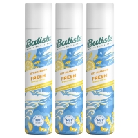 Batiste Dry Shampoo Fresh - Сухой шампунь для волос Fresh с ароматом свежести, 3х200 мл средство для стекол и зеркал glarox wild wind 500 мл с распылителем