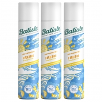Фото Batiste Dry Shampoo Fresh - Сухой шампунь для волос Fresh с ароматом свежести, 3х200 мл