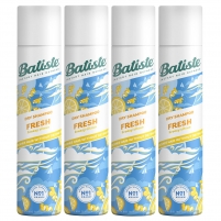 Фото Batiste Dry Shampoo Fresh - Сухой шампунь для волос Fresh с ароматом свежести, 4х200 мл