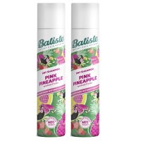 Batiste Pink Pineapple - Сухой шампунь для волос Pink Pineapple с фруктовым ароматом, 2х200 мл