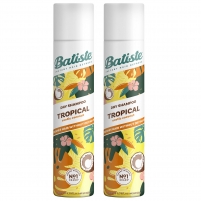 Фото Batiste Dry Shampoo Tropical - Комплект Tropical Сухой шампунь, 2х200 мл