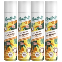 Batiste Dry Shampoo Tropical - Комплект Tropical Сухой шампунь, 4х200 мл