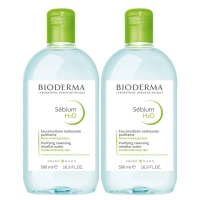 Bioderma - Очищающая вода, 2х500 мл uriage очищающая мицеллярная вода для комбинированной и жирной кожи 500
