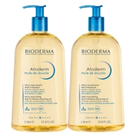 Bioderma - Масло для душа, 2х1000 мл масло для душа bioderma atoderm shower oil увлажняющее 1 л