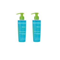 Bioderma Sebium Purifying Foaming Gel - Очищающий гель мусс, помпа, 2х200 мл фото Фото Bioderma Sebium Purifying Foaming Gel - Очищающий гель мусс, помпа, 2х200 мл