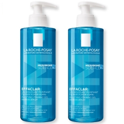 Фото Комплект Очищающий гель Effaclar - Средства для очищения и ухода за проблемной кожей Gel Moussant Purifiant, 2*400 мл