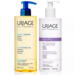 Фото Набор (очищающее пенящееся масло 500 мл + гель для интимной гигиены 500 мл)