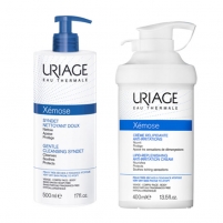 Фото Набор Xemose (крем липидовосстанавливающий 400 мл + мягкий очищающий пенящийся гель Syndet 500 мл)