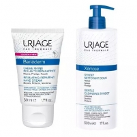 Фото Набор (изолирующий восстанавливающий крем для рук 50 мл + мягкий очищающий пенящийся гель 500 мл)