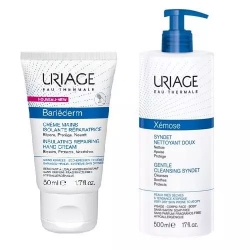 Фото Набор (изолирующий восстанавливающий крем для рук 50 мл + мягкий очищающий пенящийся гель 500 мл)