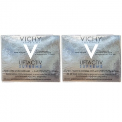 Фото Vichy - Комплект: ЛифтАктив Супрем Крем для упругости для нормальной и комбинированной кожи, 2 шт. по 50 мл, 1 шт