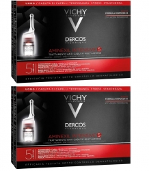 Фото Vichy - Комплект: Средство против выпадения волос для мужчин Аминексил Intensive 5, 2 шт. по 21 монодоза, 1 шт