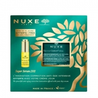 Nuxe - Набор: Насыщенный укрепляющий антивозрастной крем для лица, 50 мл + Антивозрастная сыворотка для лица Super Serum (10), 5 мл - фото 1