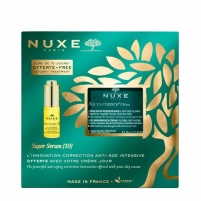 Фото Nuxe - Набор: Насыщенный укрепляющий антивозрастной крем для лица, 50 мл + Антивозрастная сыворотка для лица Super Serum (10), 5 мл