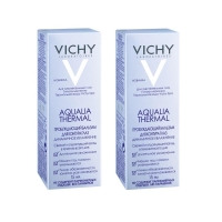 Vichy - Комплект: Аквалия Термаль Пробуждающий бальзам для контура глаз, 2 шт. по 15 мл, 1 шт