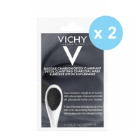 Vichy - Набор: Детокс-маска с древесным углем саше 2 х 6 мл 2 шт, 1 шт