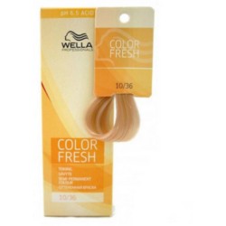 Фото Wella Color Fresh Acid - Оттеночная краска, тон 10.36 дюна, 75 мл.
