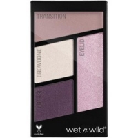 Wet-n-Wild Color Icon Eyeshadow Quad Petalette - Палетка теней для век, 4 оттенка, тон E344b, 4,5 г