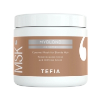 Tefia MyBlond - Маска для светлых волос карамельная, 500 мл 8 horas of silk шелковая макси маска для сна midnight sun